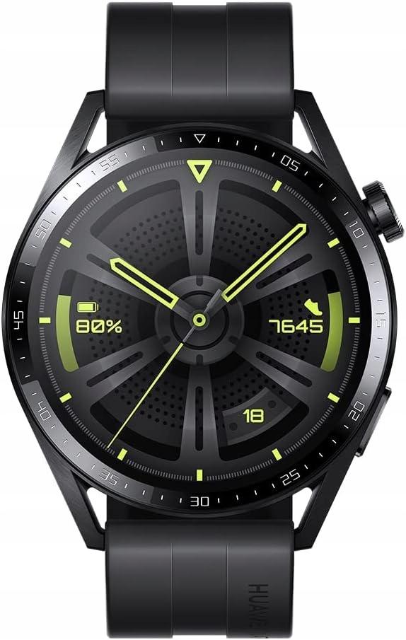 Pasek Do Huawei Watch Gt 2 2E 3 4 5 Gt2 Gt3 Gt4 Gt5 Pro 46Mm 48Mm Pasek01_Czarny