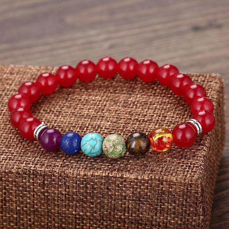 8Mm Prayer Beaded Bracelet, Emperor Stone, Agate Bracelet.