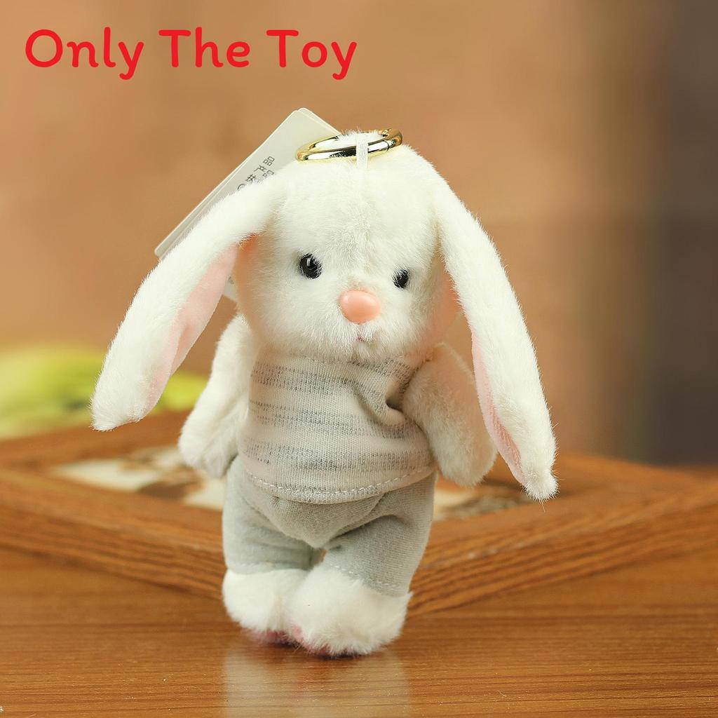 Plush Bunny Keychain With Movable Joints For Kids And Collectors