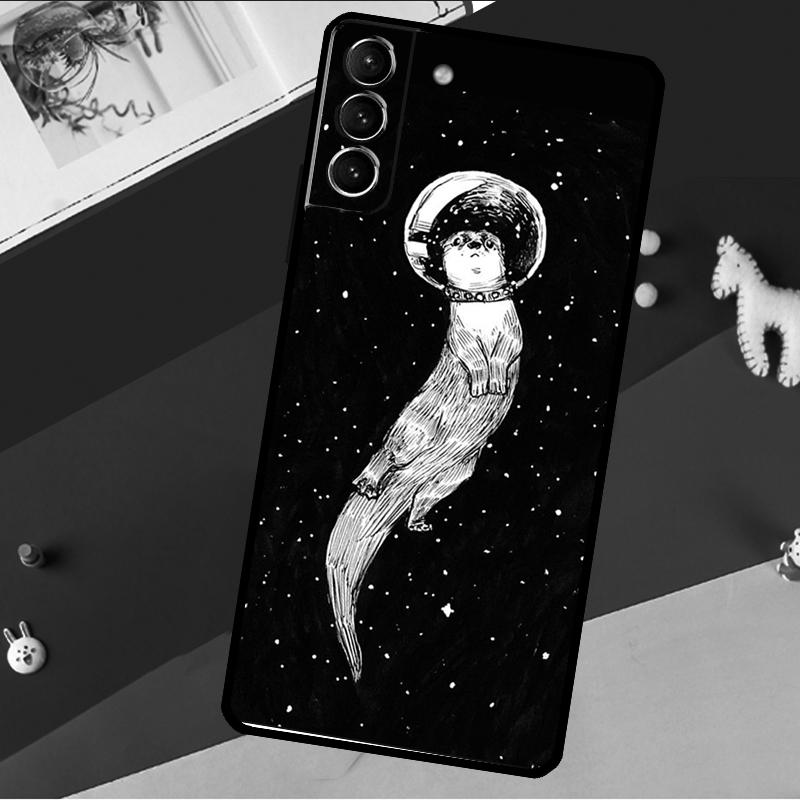 

Чехол с животным выдрой для Samsung Galaxy S22 S23 Ultra S21 FE S8 S9 S10 Plus Note 10 20 Ultra S20 FE Чехол Galaxy S20 FE