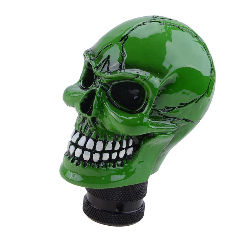 Skull Gear Shift Knob Universal Manual Shifter Lever Handle Alien Head Buck Teeth Pomo Marchas Car