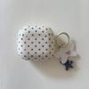 Simple Solid Color Polka Dot Earphone Cover for Apple AirPods 1 /1 Generation Personalized Pendant Case PRO1 PRO1
