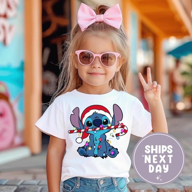 Stitch Disney Christmas Kids T-Shirt, Stitch Christmas Shirt, Disney Christmas Toddler Sweatshirt, Disney Merry Christmas Shirt Gift 130