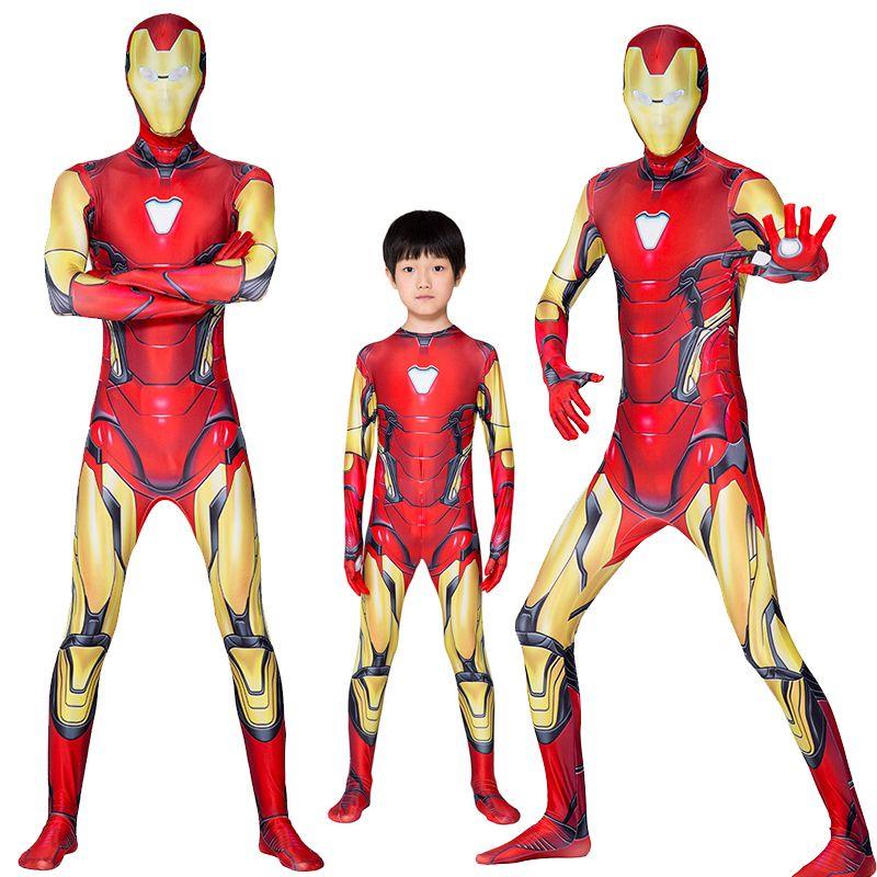 Endgame Mark Avengers 85 Cosplay Costume Zentai Suit  For Adult  Kids