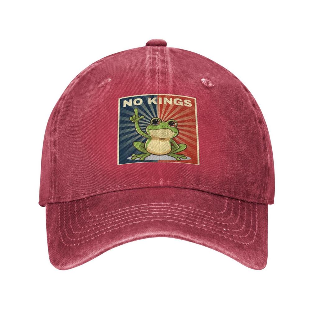 Men's And Women's Washed Cotton Baseball Caps With Printed Distressed Soft Top Denim Hats Vintage Hats