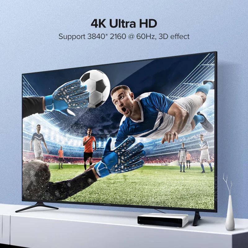 4K HDTV to Micro Cable: High-Definition Stretchable Connection for Tablets & Cameras