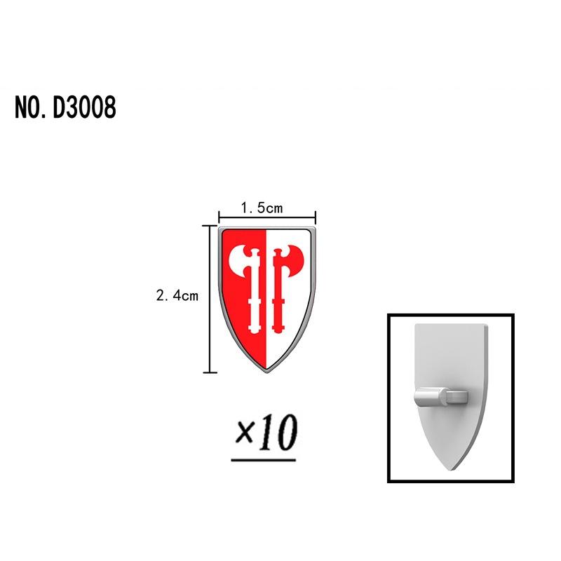 Military Building Blocks Medieval Solider Knights Equipments Mount War-Horse Wolf Flag Vests Shields Fiery Dragon Mini Brick Toy