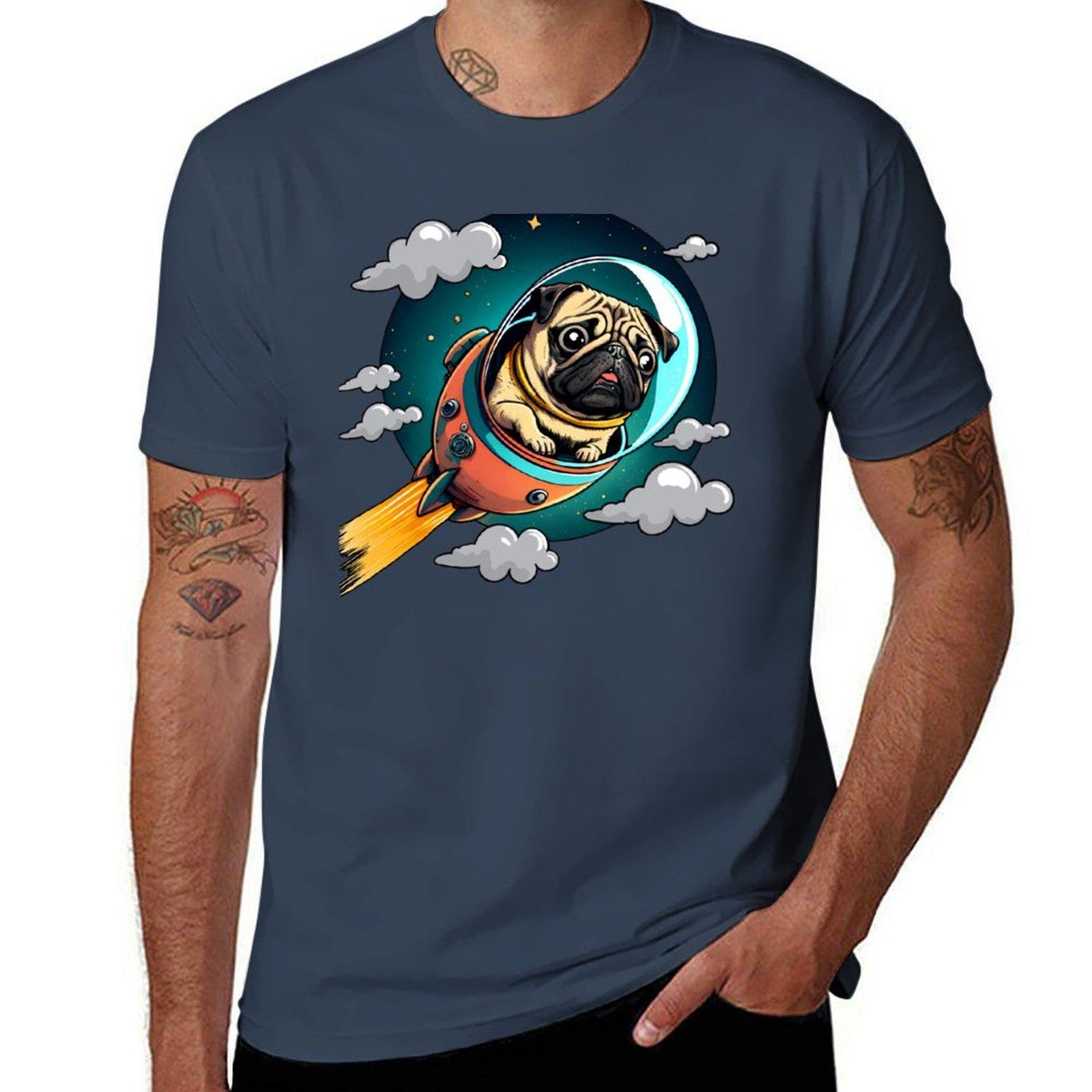 Pugs In Space 1 Tshirt Quick Dry Outdoor Sports Tshirt S