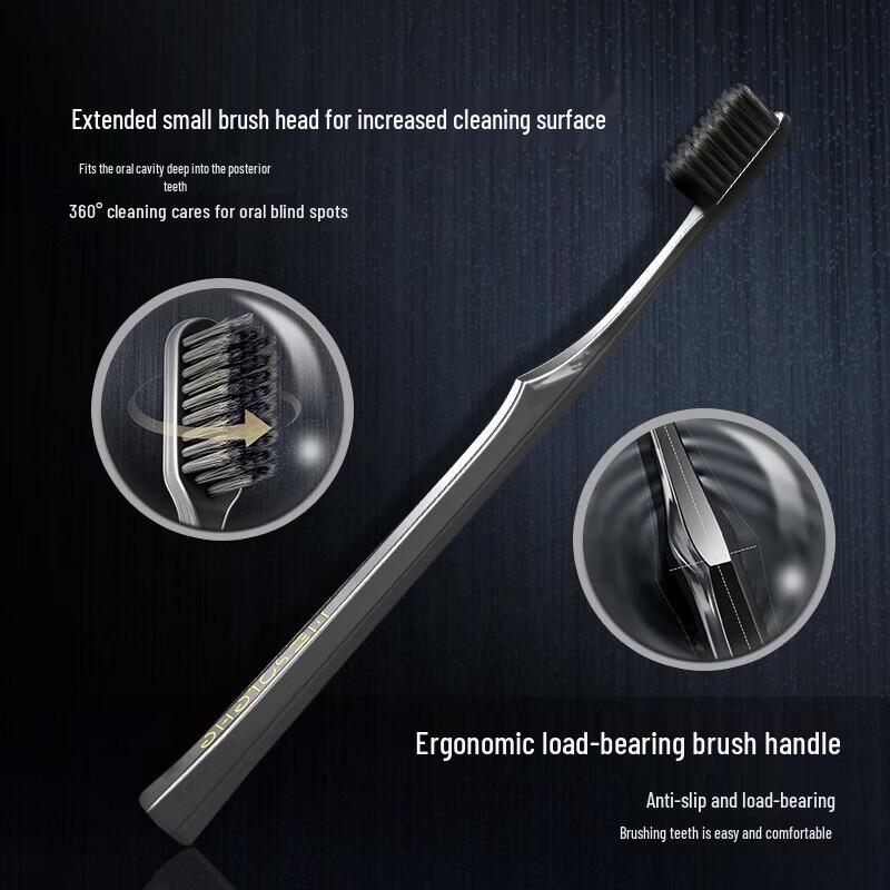 Hefengyu Small Head Soft Bristle Toothbrush 4-Pack