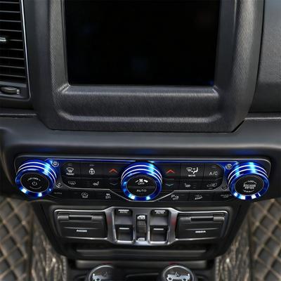 Decorative Trim for Air Conditioning Control Knob Enhances Grip and Aesthetics Suitable For Specific Vehicles 2018-2022