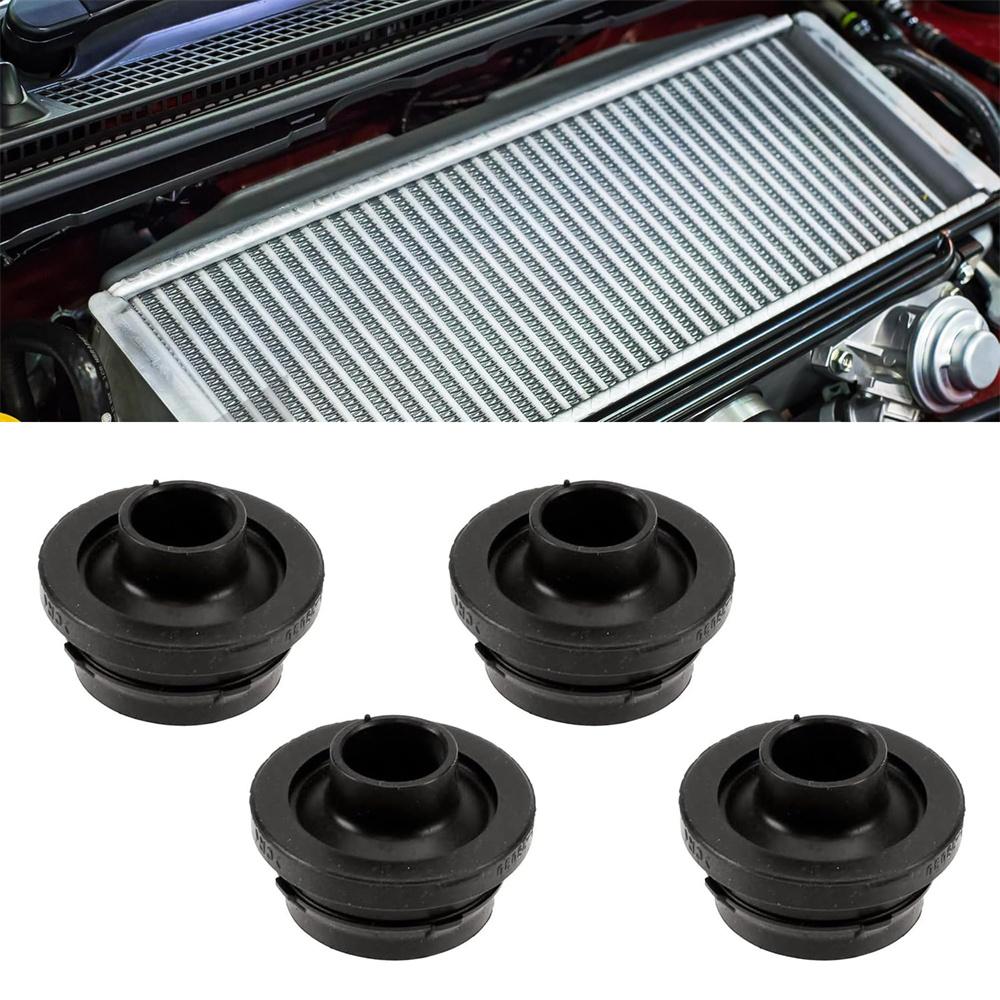 4x Radiator Mount Insulator Rubber Cushion Bushing Kit For Toyota RAV4 2006-2018