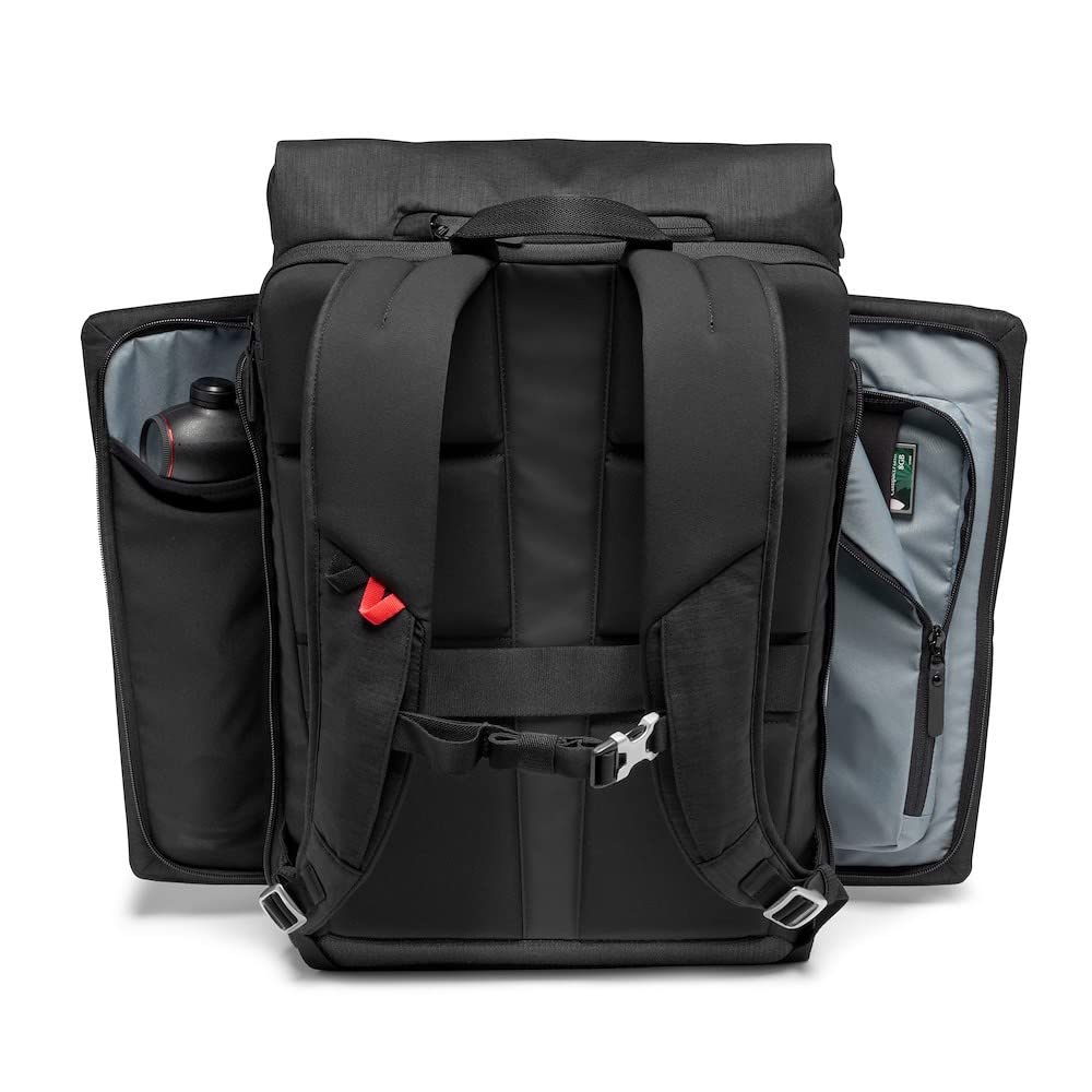 Manfrotto MB Chicago Kamerarucksack, vielseitige Tasche für Reisen, CH-BP-50, mittelgroß, Tagesrucksack/Foto-DSLR, spiegellose Kameras, Laptops, Objektive, Ausrüstung,