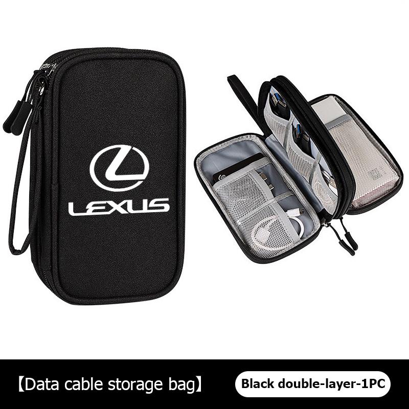 For Lexus Car Styling Digital Storage Bag Oxford Cloth Cable Tools Travel Purse IS350 ES350 IS250 IS460 IS220h IS300 LX570