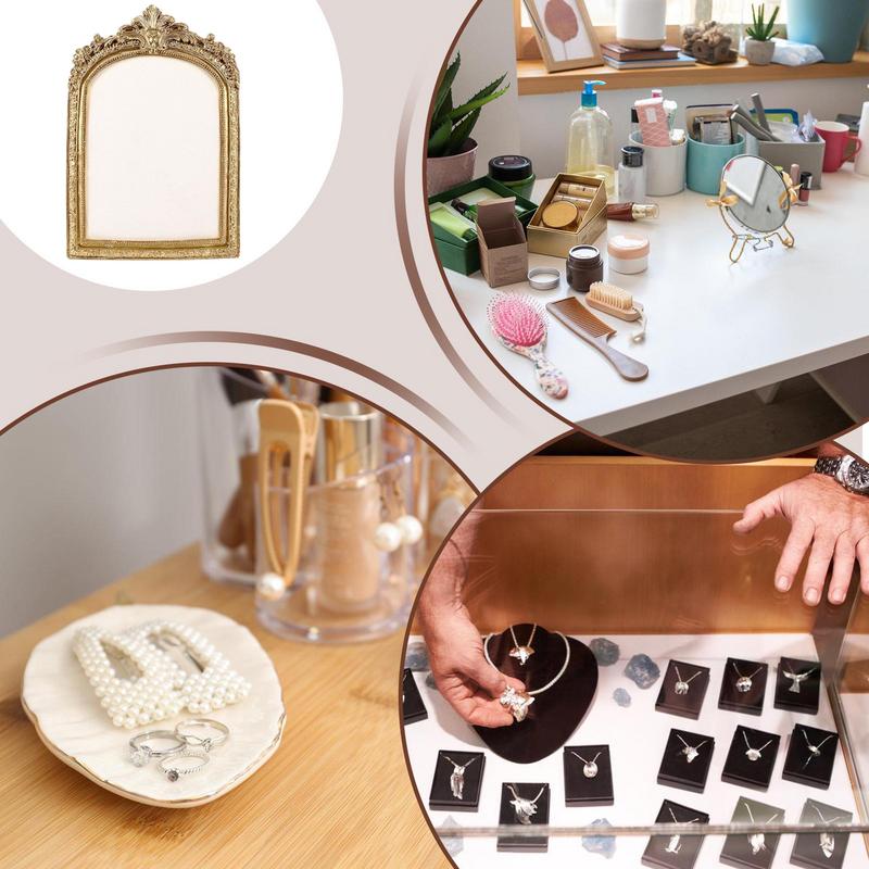 Retro Photo Frame Shooting Props Art Earrings Pose Props Handmade Necklace Organizer Earring Holder Decoration For Women Girls