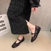 Evening wind shoes retro new Chinese single shoes women's shoes inner height increase 2025 early spring new French evening wind Mary Jane shoes
