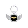 Diamentowe Breloki do Kluczy z Logo Samochodu Wisiorek Metalowy Brelok do Chevrolet Spark Aveo Captiva Matiz T250 Cruze Malibu S10 Sail Trax Tahoe