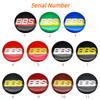 4pcs 56/60/65/70mm BBS Modified Badge Car Wheel Center Hub Caps Stickers Accessories