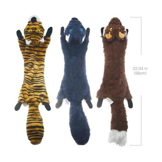 SHARLOVY Dog Toys 5 Bags,Pet Toys Wrinkle Dog Toys No Stuffing Animal Dog Stuffed Dog Stuffed Dogs and Medium Dogs Dog Toy Rattle Rattle Rattle