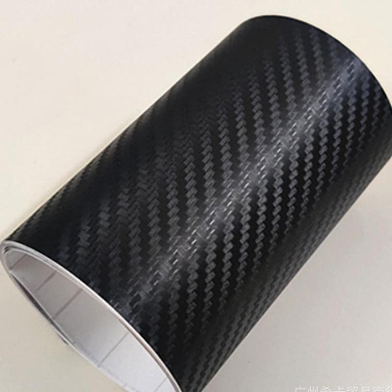 

Черная виниловая пленка под карбон, самоклеящаяся, виниловая наклейка для автомобиля, сделай сам, легко устанавливается, не мнется, для защиты кузова автомобиля 30x152cm