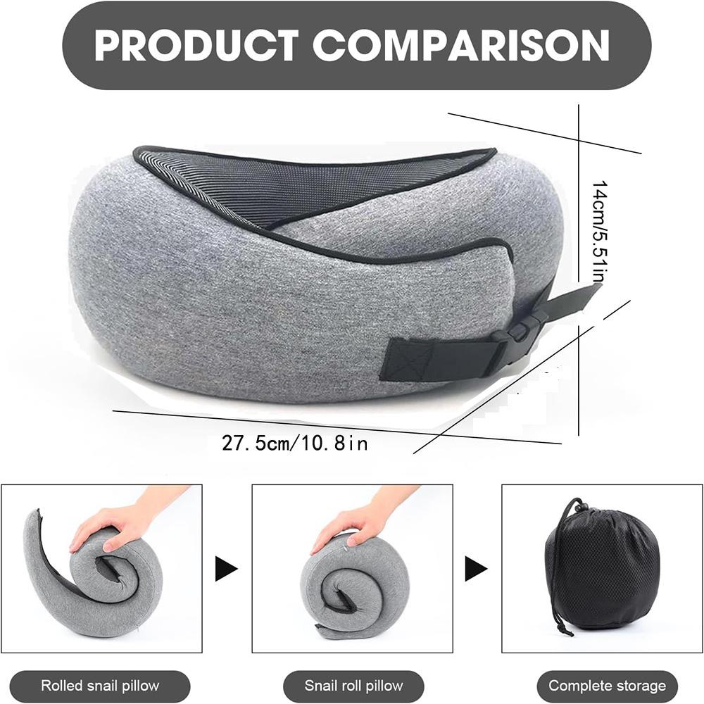 U-Shaped Pillow Neck Pillow U-Shaped Pillow Travel Car Neck Pillow Airplane Travel Pillow Long-Distance Flight Sleeping Artifact
