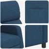 Recliner Chair Blue Fabric