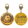 Personalisierter Hundemarke Kostenlos Gravieren Hunderasse Namensschild Anti-Verlust Haustierhalsband Anhänger Für Pitbull Bulldog Kupfer Halsbandmarken