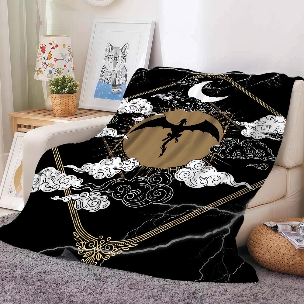 

Romantic Fantasy F-fourth W-wing Blanket Warm And Soft Suitable For Bedroom Living Room Sofa Bed Office Travel Camping 30x40in