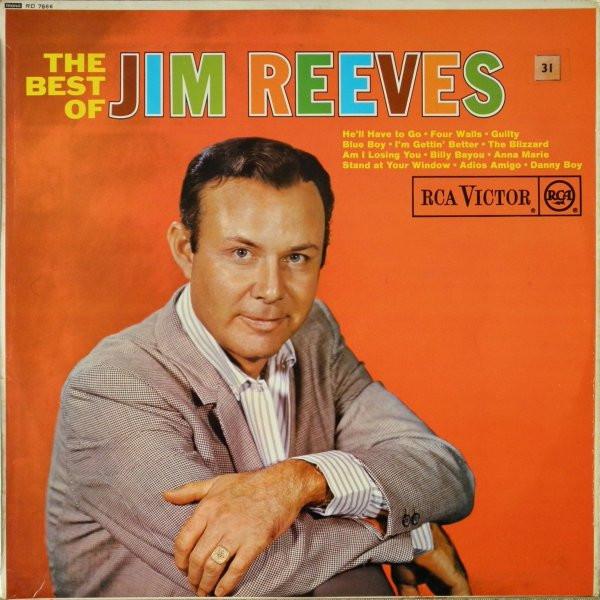 

LP Record JIM REEVES - The Best Of Jim Reeves RD7666 RCA Victor 1964 UK Folk Used