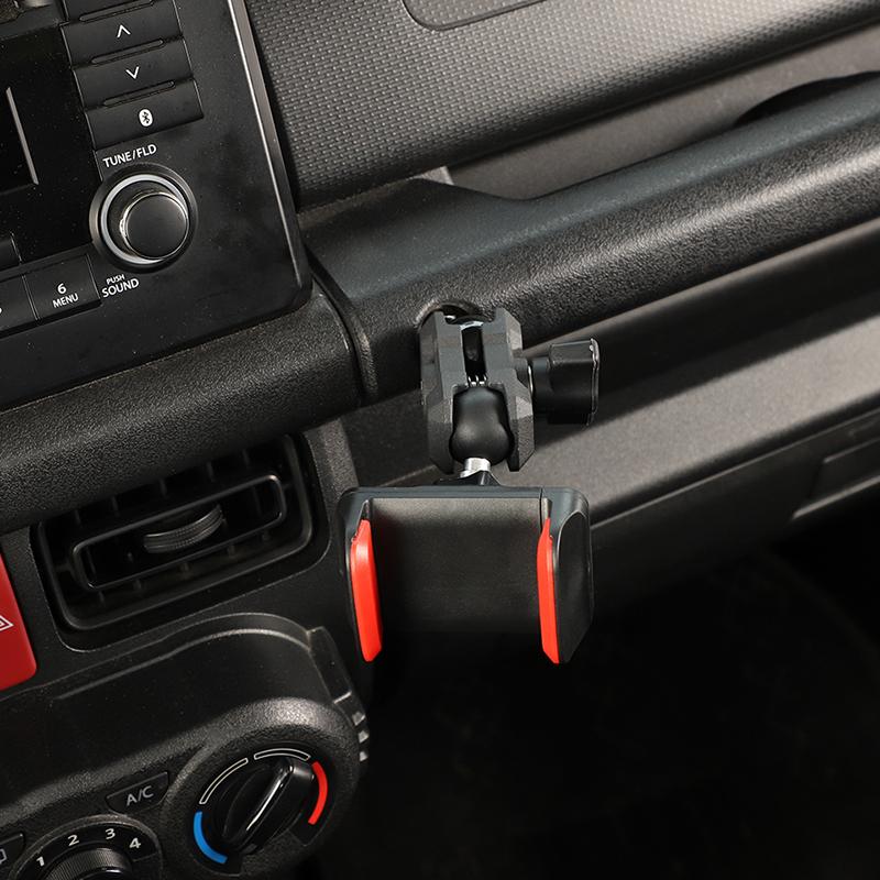 Car Co-pilot Handle Expand Phone Holder Mobile Phone Bracket GPS Phone Stand Bracket  Fit For Suzuki Jimny 2019 Up Car Interior Accessories