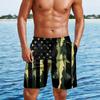 Men's Independence Day Print Casual Fashion Shorts Men's Printed Loose Breathable Shorts