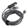 3 in 1 DC Power Cable Plug and Play 100W USB C 12-24V Car Charger DC Male Power Cord 18AWG Wire For
