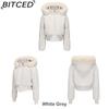 BITCED Spring/Autumn Lightweight Flight Jacket Women's Casual Long-Sleeved Coat Loose-Fit Stand Collar Baseball Jacket