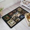 Donkey Portraits Pattern Rug Floor Mat for Living Room or Bedroom Soft and Comfortable Carpet a Gift for Birthday and Holiday.