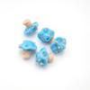 Red Umbrella Poisonous Mushroom Glass Beads for DIY Jewelry: Handmade Lampwork Beading Materials for Bracelets and Necklaces.