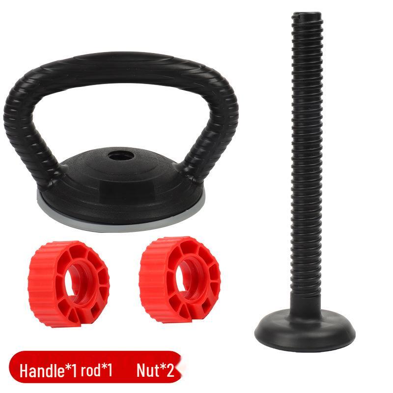 Portable Fitness Accessories: Handle for Dumbbell, Barbell, Kettlebell Swing, Hip Raise, Prone Support