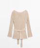 Masimodutti Cotton Blend Boat Neck Knit Sweater