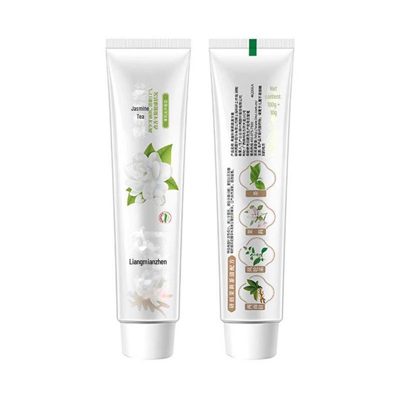 Pastă de dinți chinezească cu plante Liangmianzhen - 110g: Respirație împrospătată, îngrijire gingiilor, mărime familială.