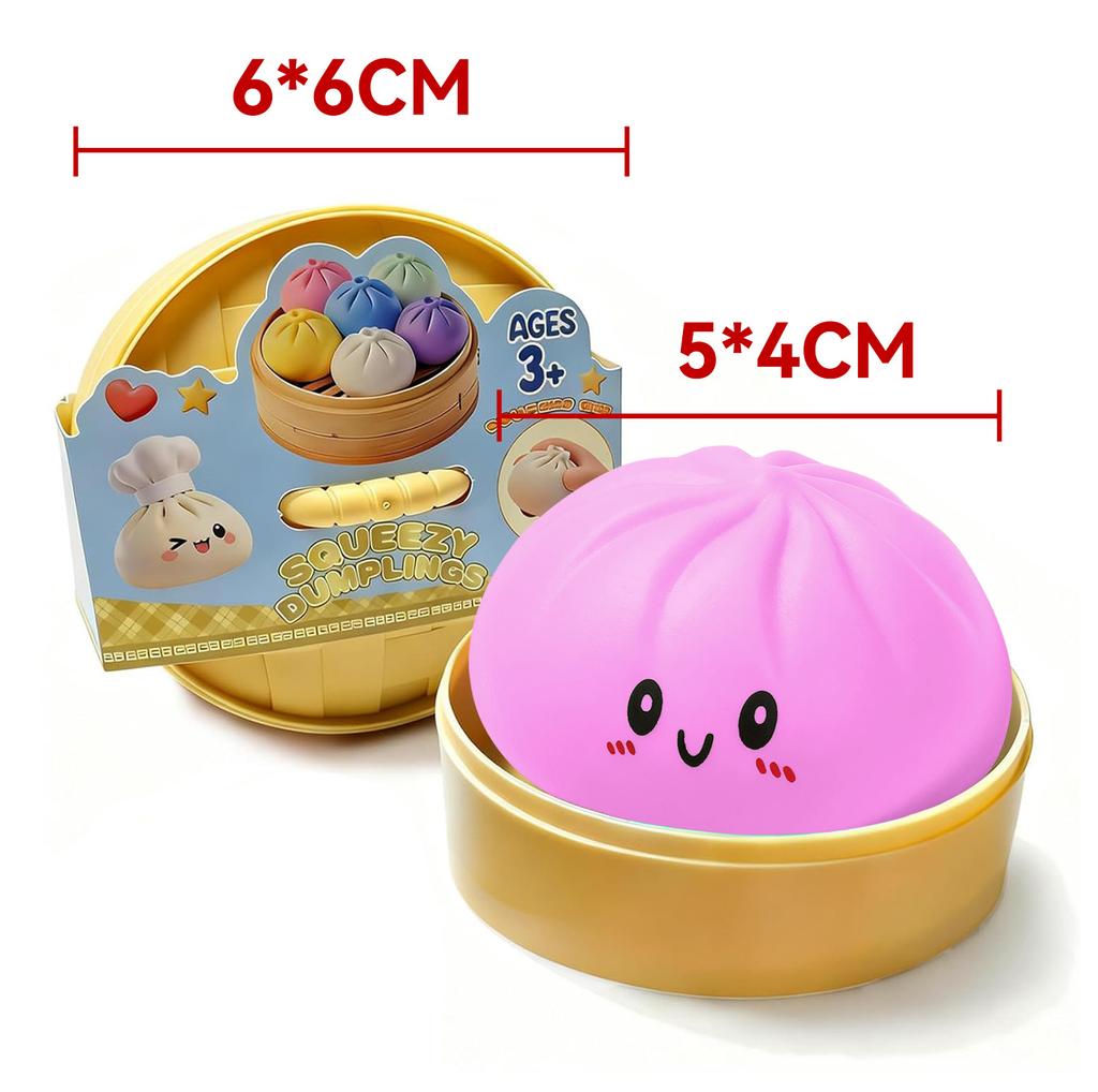 Barevné knedlíkové squishy stresové míčky Znovupoužitelné Nízký odskok Dekompresní hračky Těstová koule Jedinečná domácí dekorace Dárky