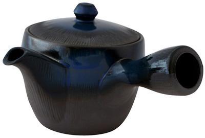 Banko Ware Sensuji Teapot, 2.0 Size, Namako Glaze, K22-28