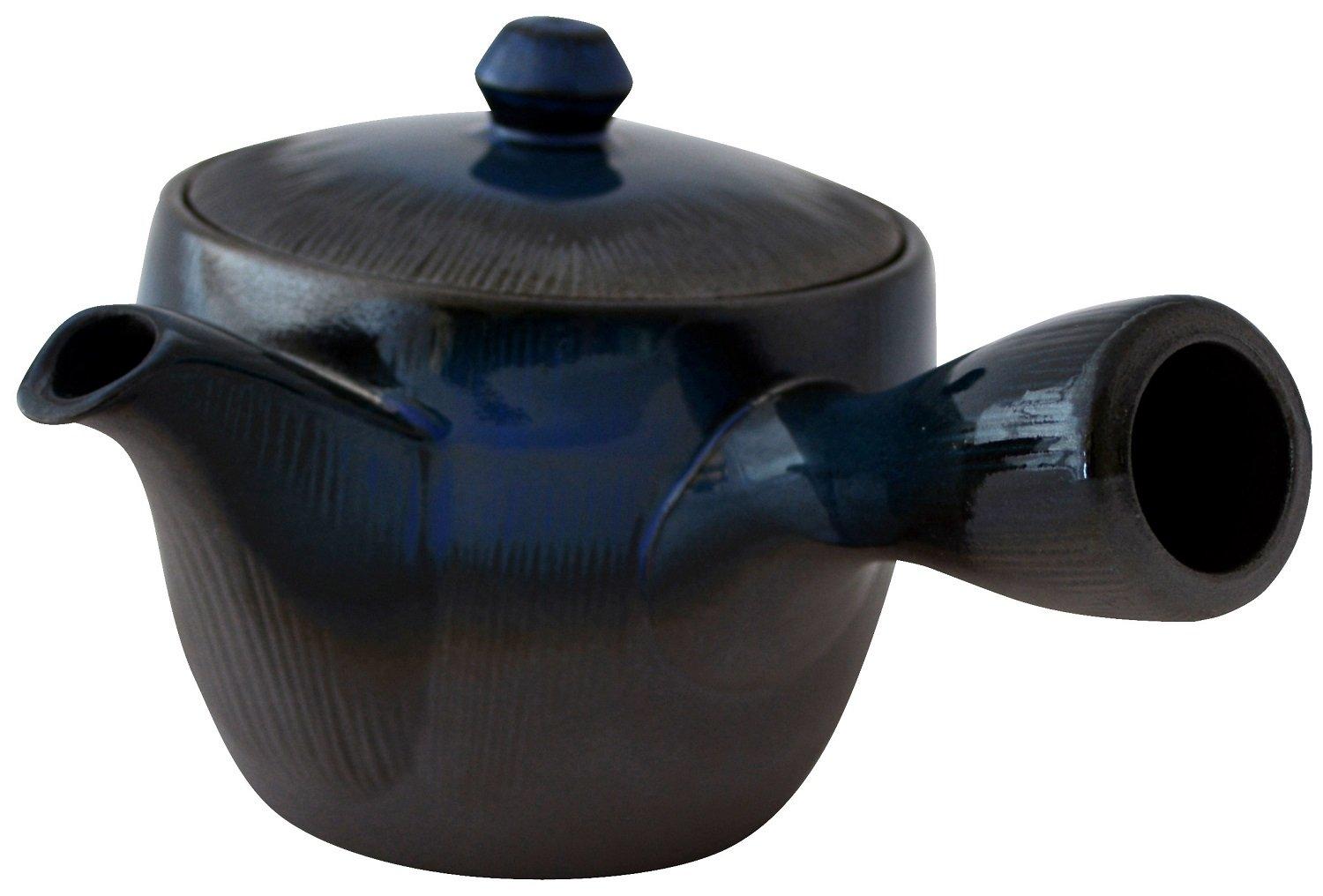

Banko ware Sensuji Teapot, 2.0 size, Namako glaze, K22-28