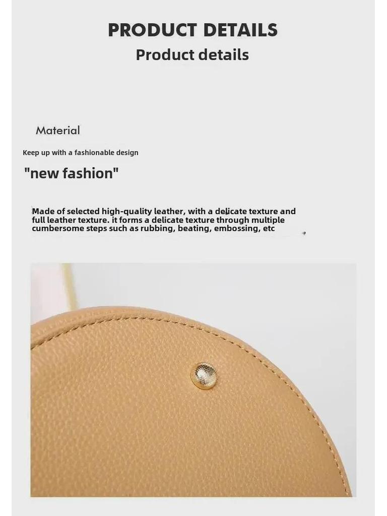 2024 Summer Women's Small Bucket Handbag: Niche Design, High-End Commuter Crossbody Bag