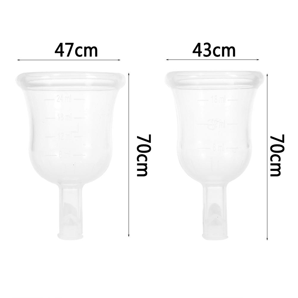 2 Sizes Innovative Reusable Menstrual Cup Food grade Silicone Feminine Period Hygiene Cup