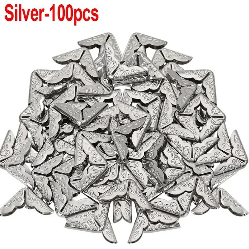 500/50x Photo Corner Protectors Albums Menus Books Folders Scrapbooking Edge Metal Corners Decoration Crafts Office Supplies