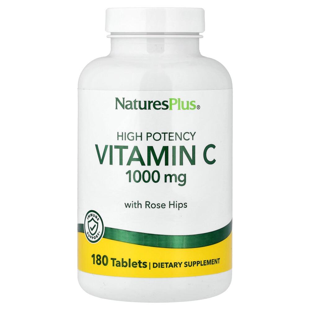 Nature's Plus Vitamin C 1000 mg 180 Tablets