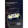 High Power Mini Led EDC Flashlight COB 1200mAh USB Rechargeable Torch Lamp Portable Magnetic Digital Display Work Light