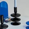 Creative Hydroponic Glass Candlestick Black Glass Vase Candle Stand Desktop Decor Home Decoration Art Nordic Home