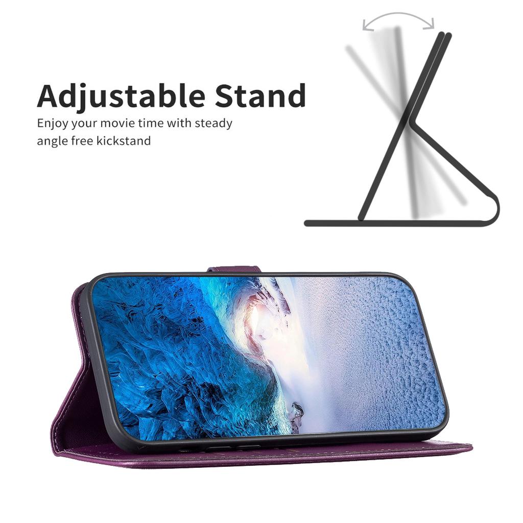Solid Color Pattern PU Leather Card Slots Wallet Phone Case for Motorola Moto G85,Edge 50 Fusion,Edge 50 Pro,G04,G24,G34,Edge 40 Neo,G84,G54,G14...