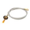 Flat Gas Tank Extension Tube Brass Stainless Steel Rubber Propane Extension Hose for Outdoor