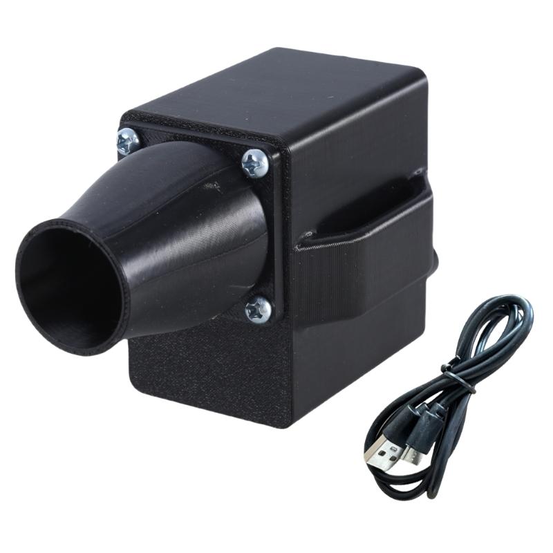 

Small 12V Electric BBQ Blower Fan with Variable Speed Controller Barbecue Cooking Fan Air Blower for Camping