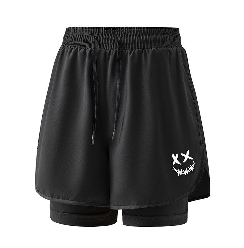 Unisex Quick-Drying Three-Quarter Running Shorts - Anti-Exposure Summer Sports Style